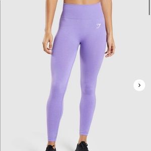 Gymshark Vital Seamless 2.0 Leggings - Bright Purple Marl XXL
